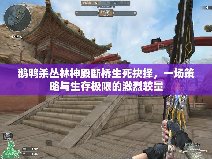 鹅鸭杀丛林神殿断桥生死抉择，一场策略与生存极限的激烈较量
