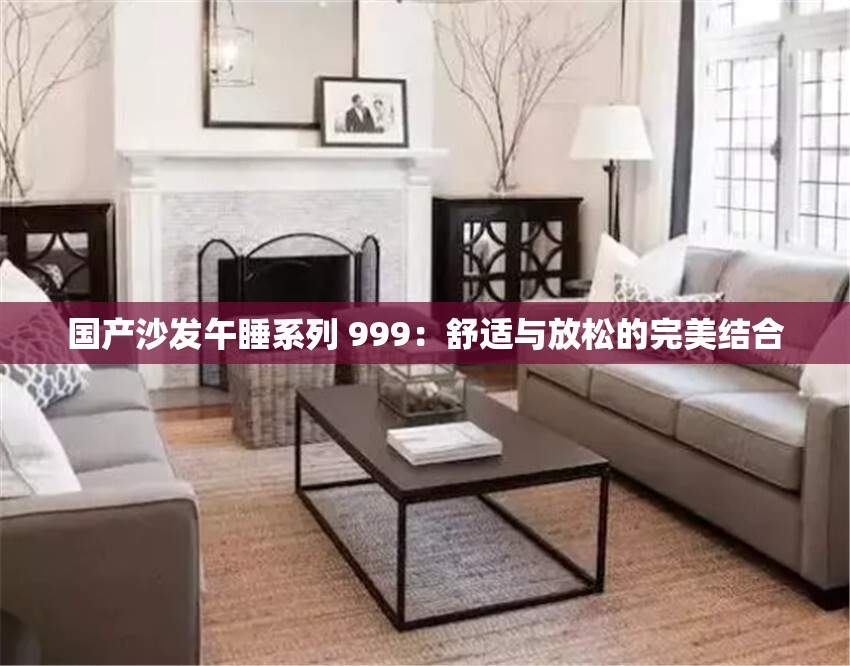 国产沙发午睡系列 999：舒适与放松的完美结合