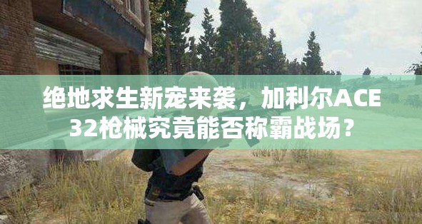 绝地求生新宠来袭，加利尔ACE32枪械究竟能否称霸战场？